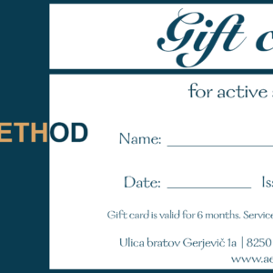 GIFT CARD FOR ACTIVE SESSIONS (IN-PERSON OR ONLINE)